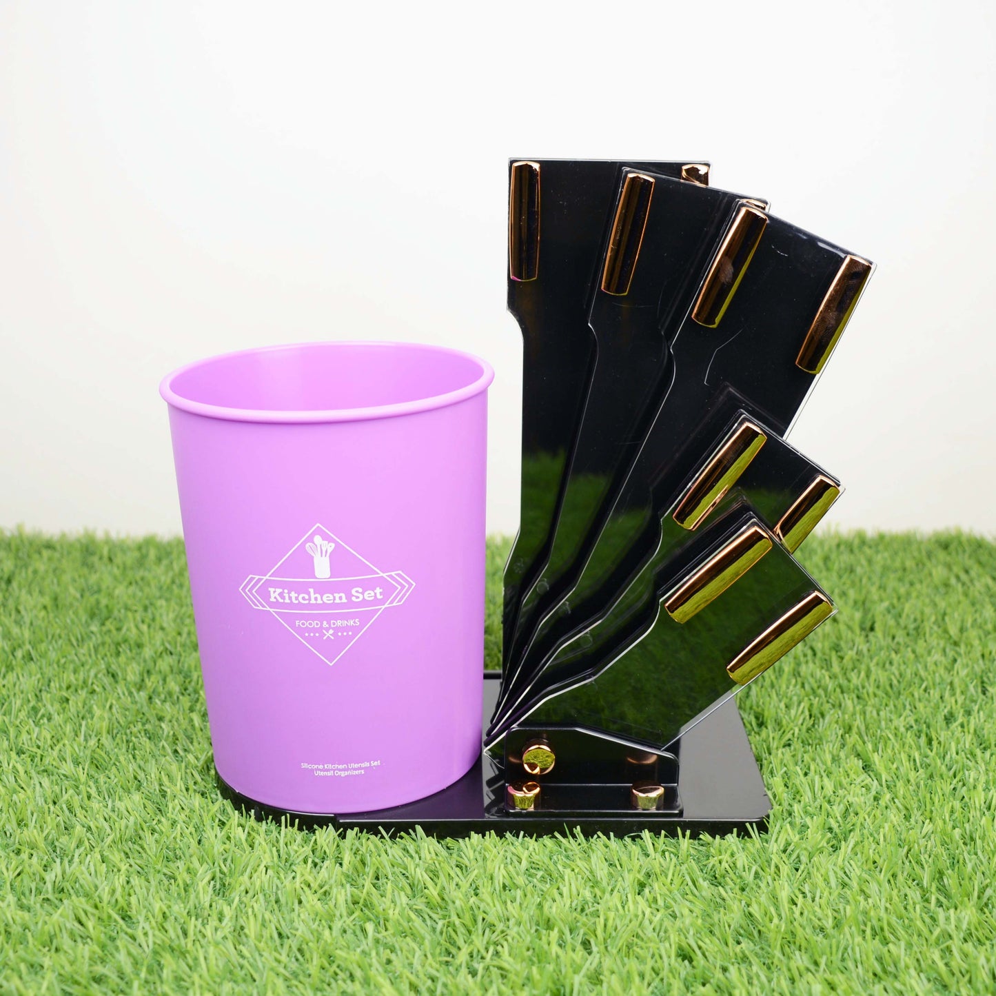 19 Pieces New Design Silicone Kitchen Tools Kitchen Utensil Accessories Kitchenware Cooking Tool Sets with Kitchen Knife