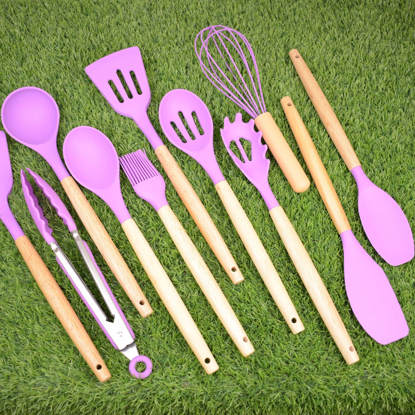 19 Pieces New Design Silicone Kitchen Tools Kitchen Utensil Accessories Kitchenware Cooking Tool Sets with Kitchen Knife