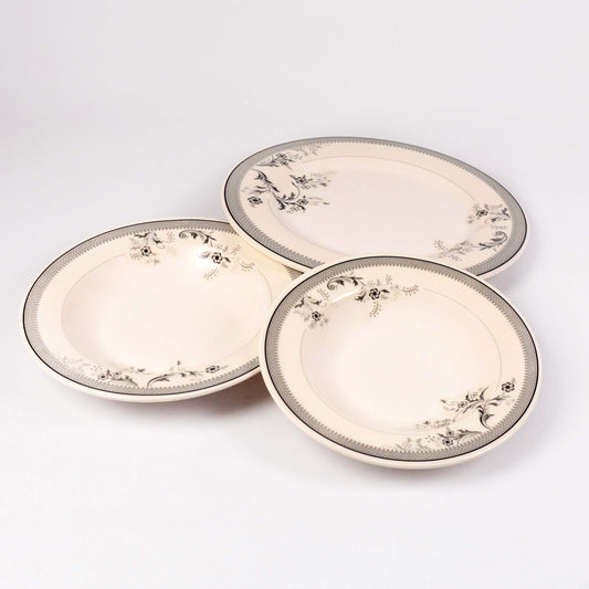 Pack Of 6Pcs Plates MAJESTIC Melamine Double Glazed Premium Quality Plates HEAVY WEIGHT