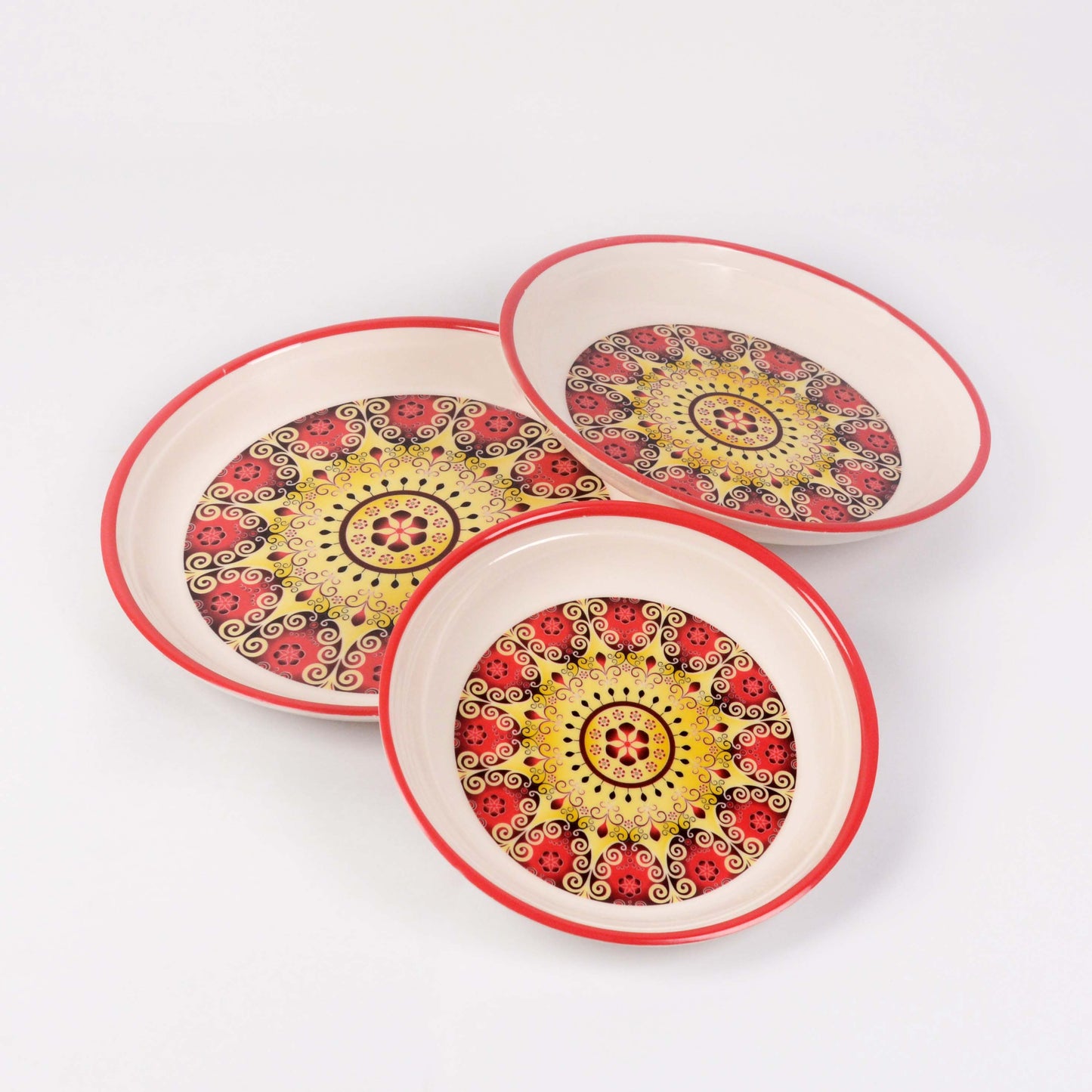 Majestic Melamine 6 pieces plate RT set  Made of BPA-free break resistant melamine