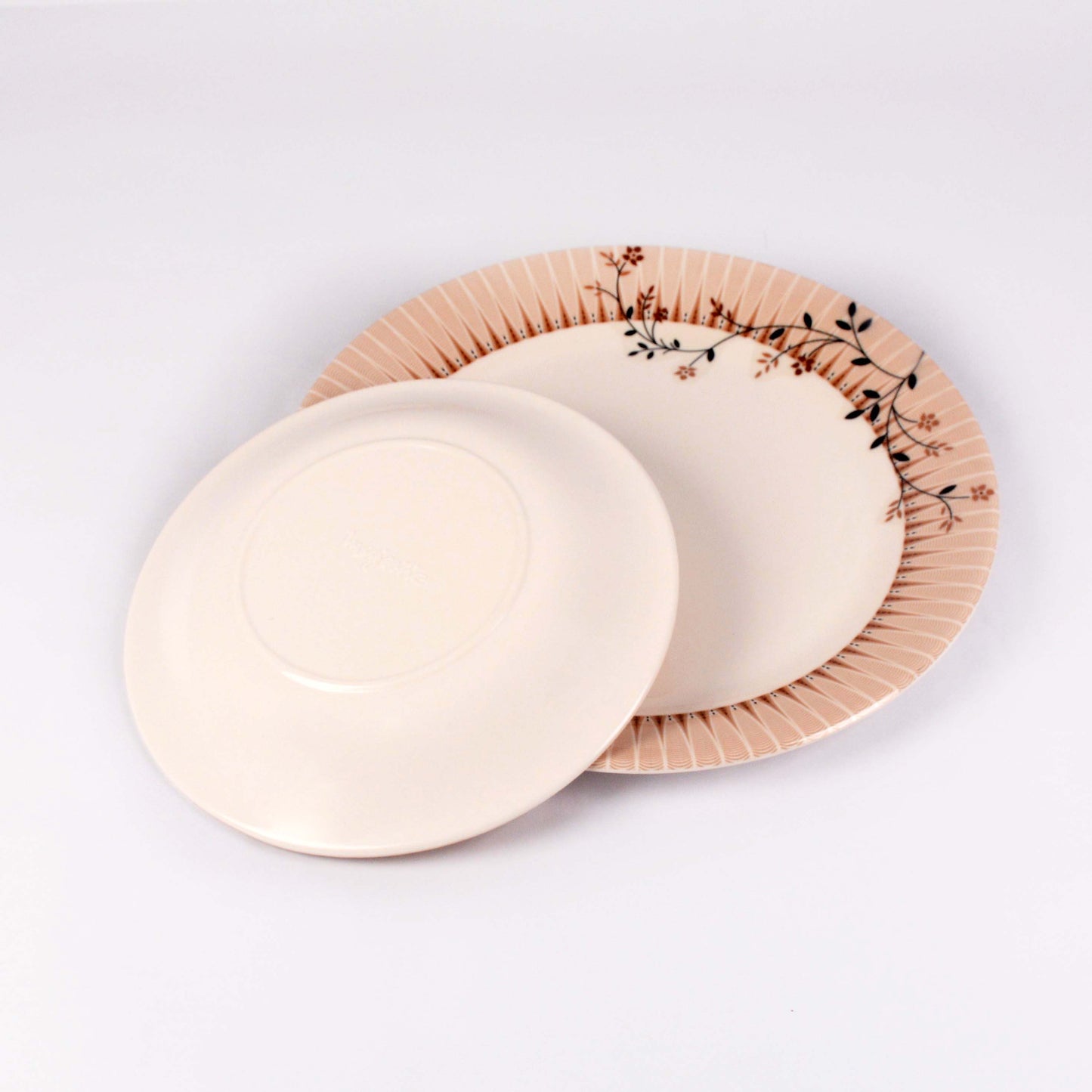 Majestic Melamine 6 pieces plate set DOUBLE GLAZE SET Made of BPA-free break resistant melamine