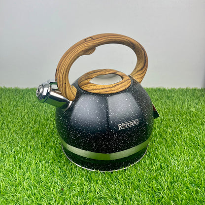 3.5L Stainless Steel Kettle with Unique Marble Coating Design