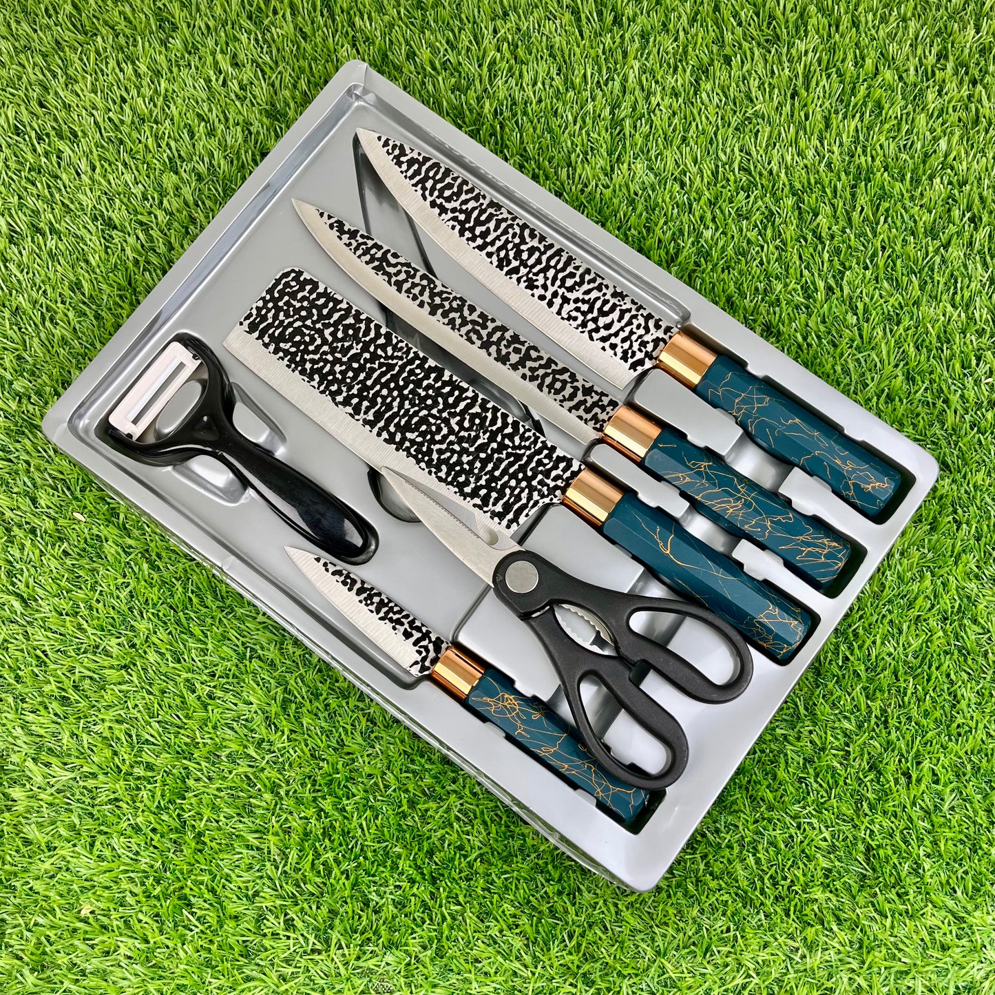 Imported Quality 6-Piece Stainless Steel Knife Set