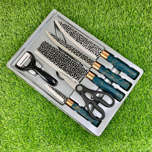 Imported Quality 6-Piece Stainless Steel Knife Set