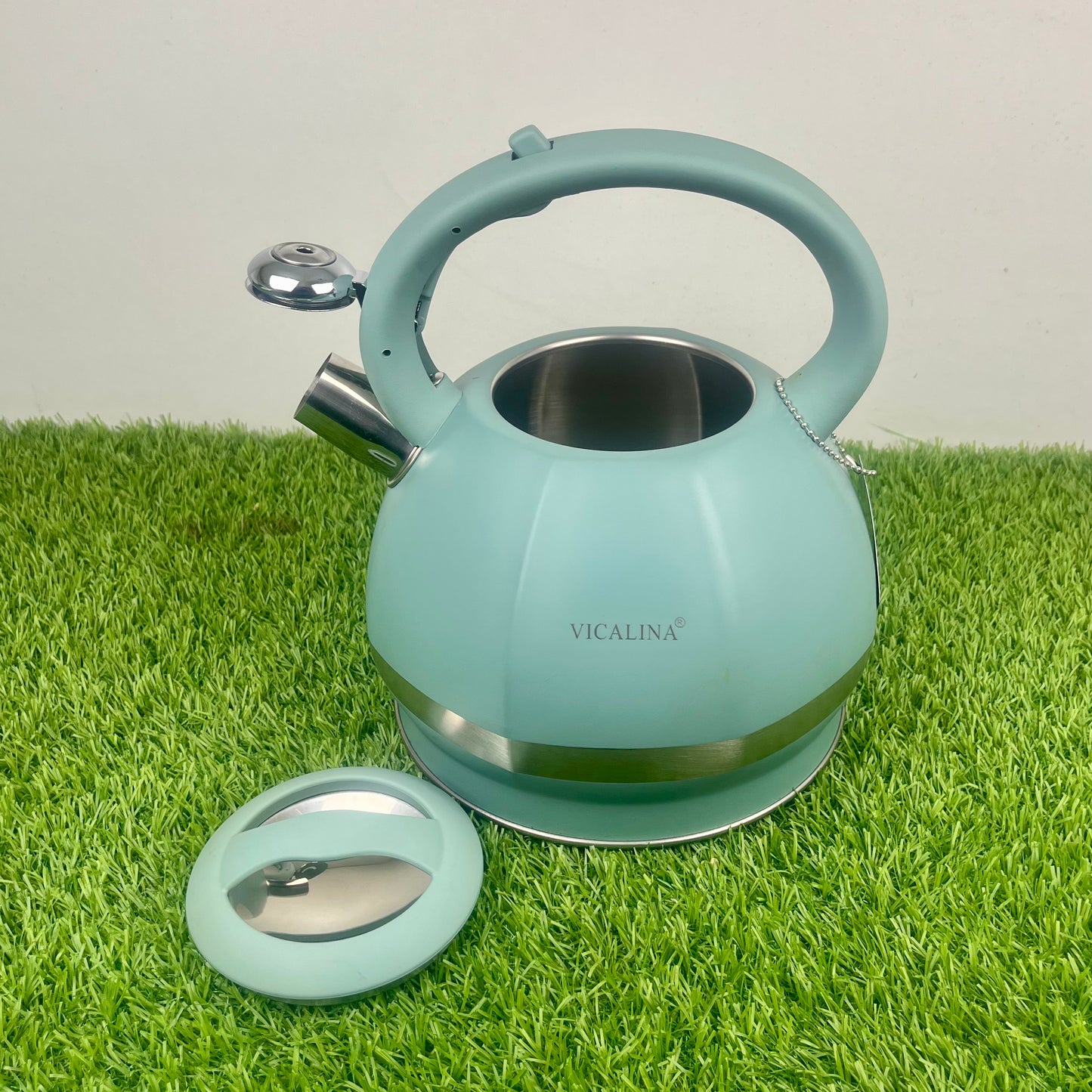 3.5L Stainless Steel Kettle with Unique Matt Green Design