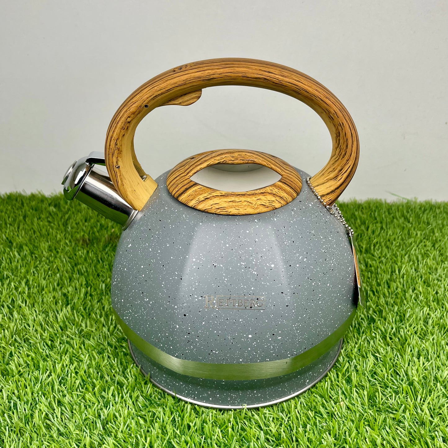 3.5L Stainless Steel Kettle with Unique Marble Coating Design