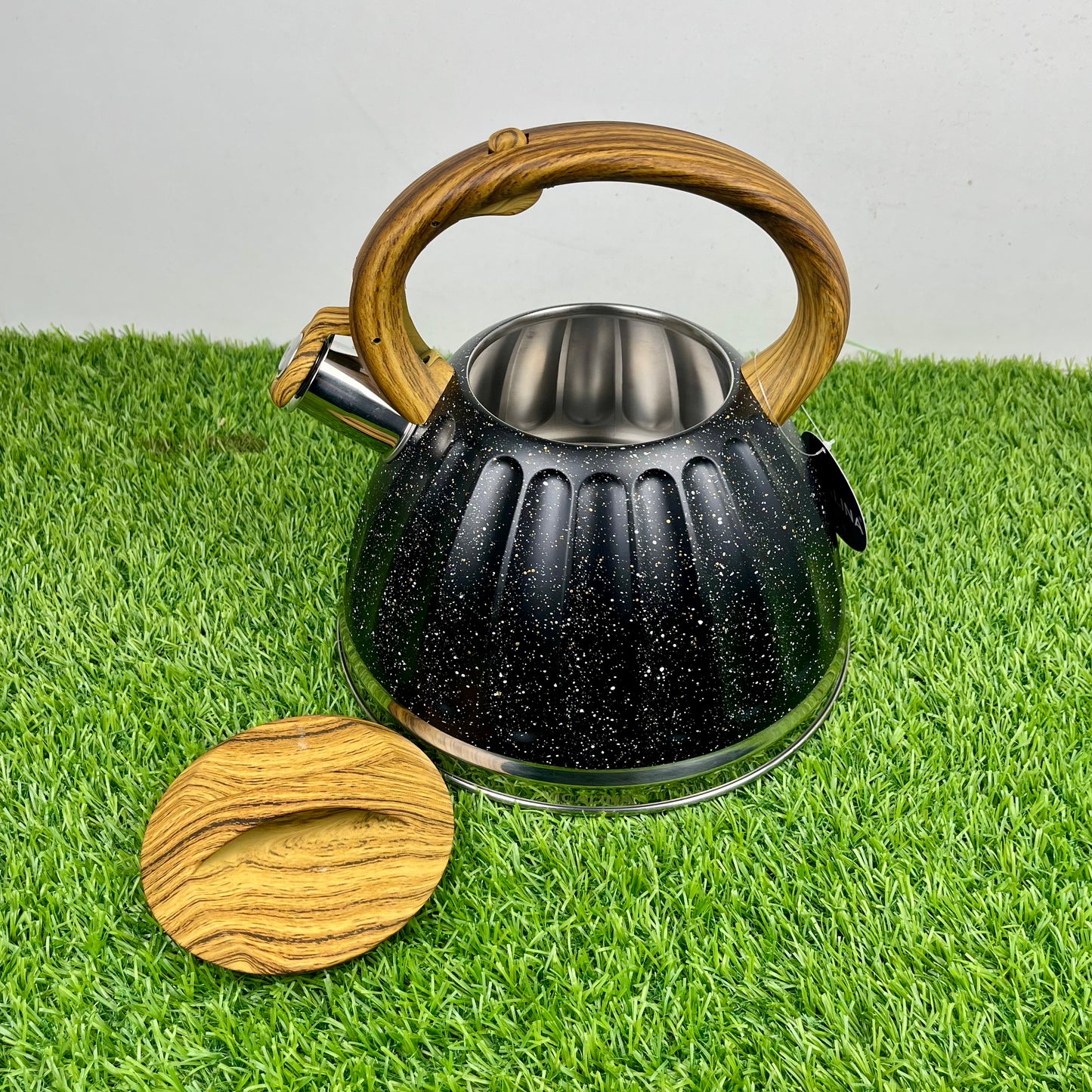 3.2L Stainless Steel Kettle with Unique Marble Coating Design