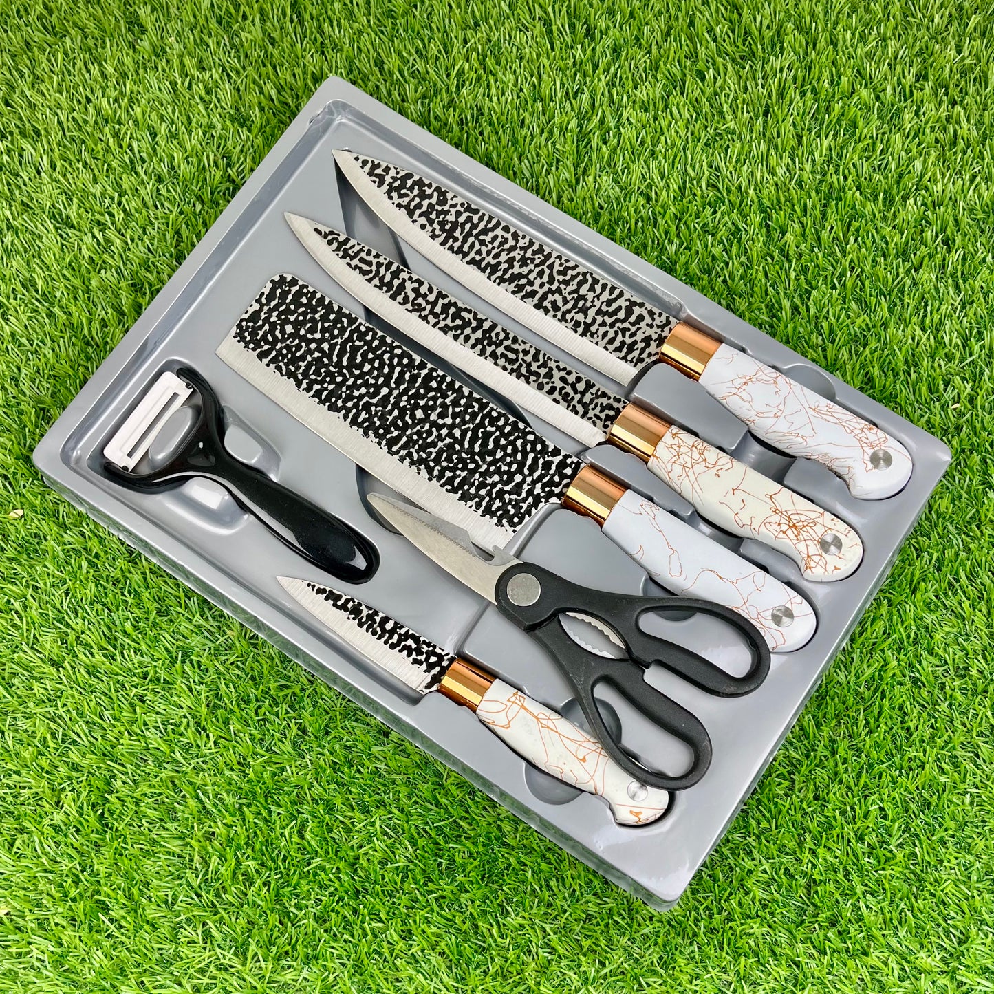 Imported Quality 6-Piece Stainless Steel Knife Set