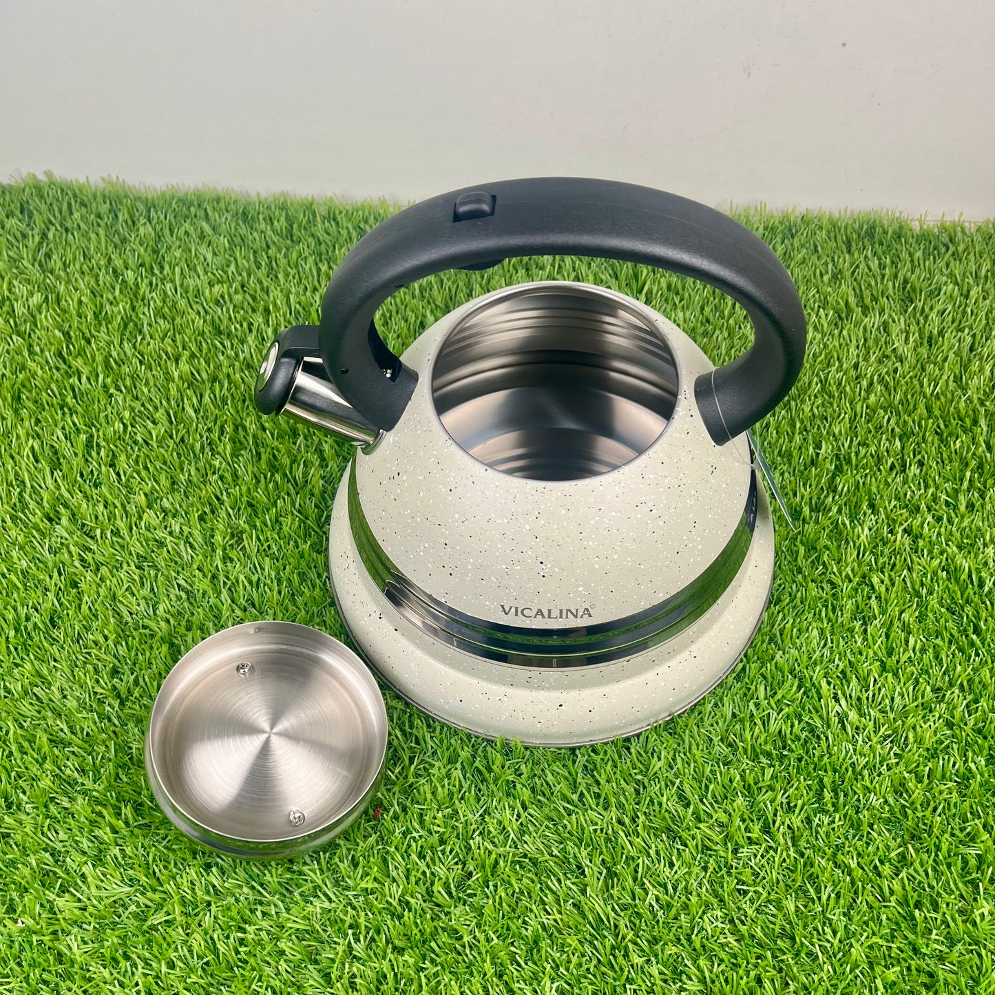 3.5L Stainless Steel Kettle with Unique Marble Coating Design