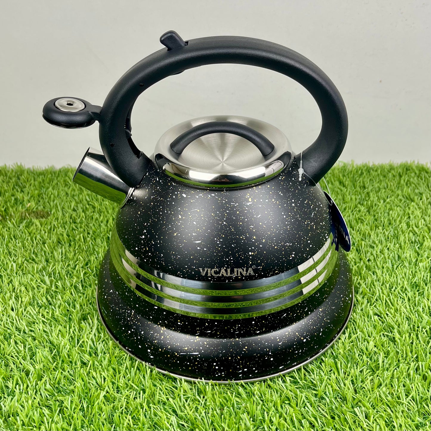3.5L Stainless Steel Kettle with Unique Marble Coating Design