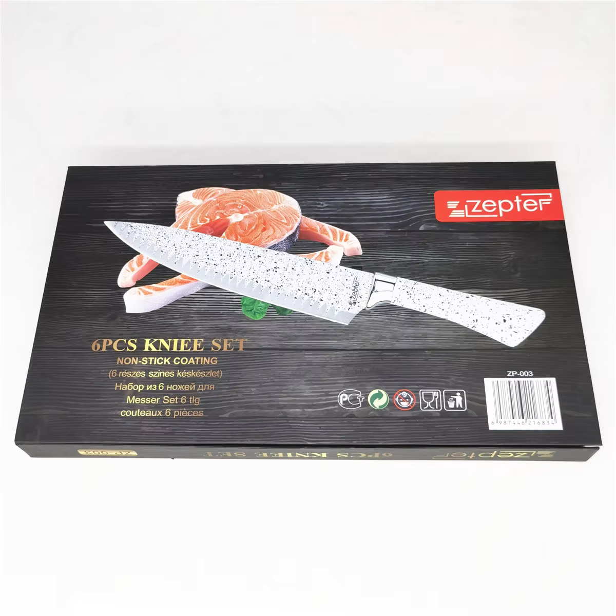 Hot Selling Product Kitchen Chef Six Piece Set White Japanese Knife