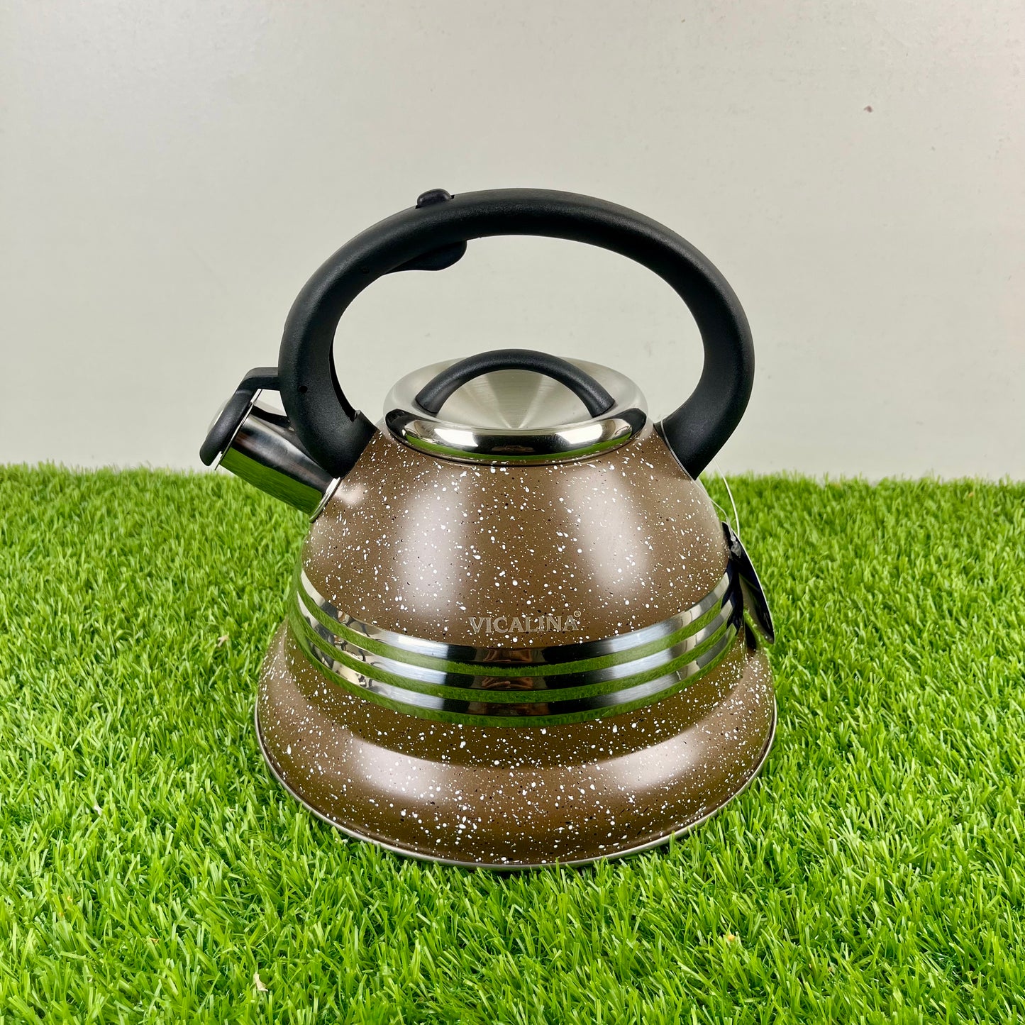 3.5L Stainless Steel Kettle with Unique Marble Coating Design