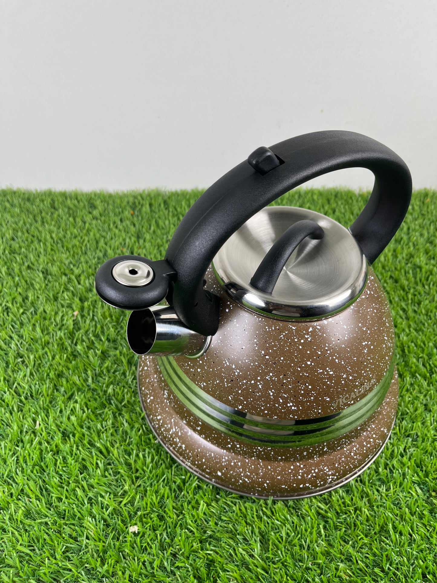 3.5L Stainless Steel Kettle with Unique Marble Coating Design