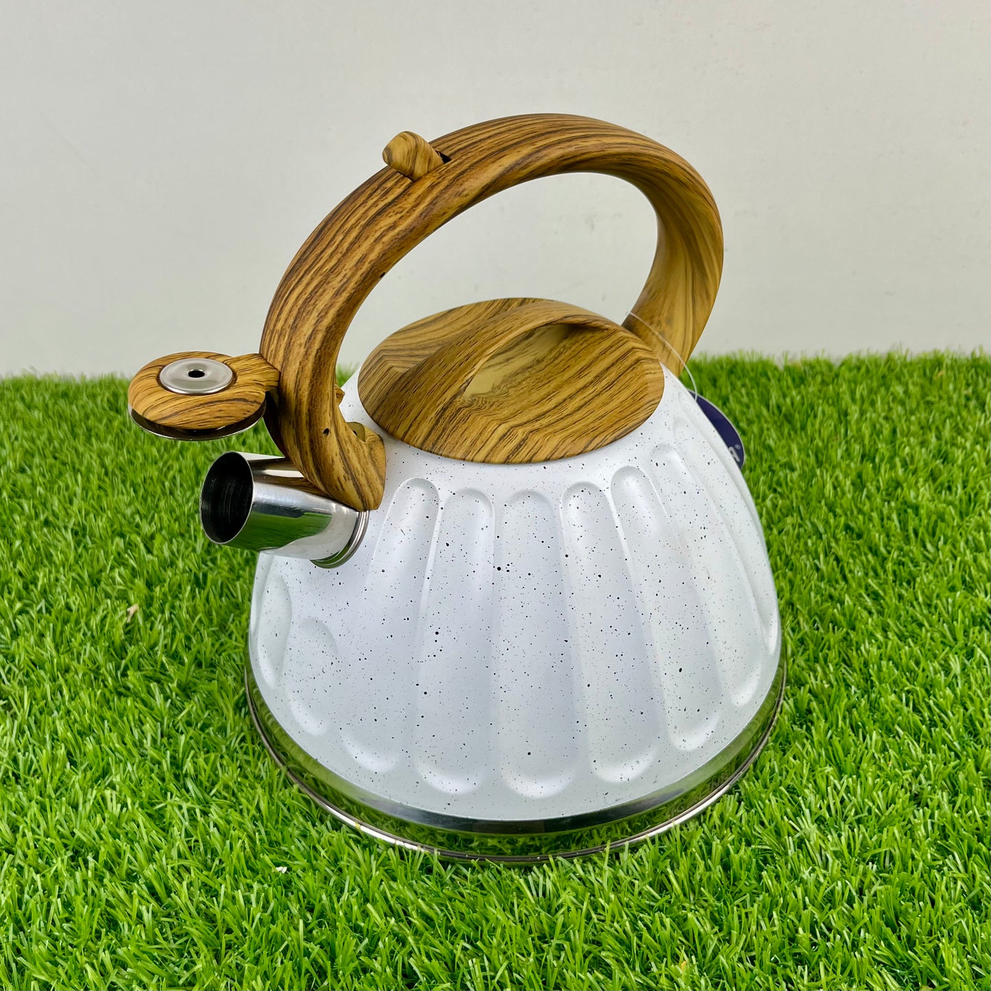 3.2L Stainless Steel Kettle with Unique Marble Coating Design