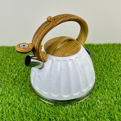 3.2L Stainless Steel Kettle with Unique Marble Coating Design