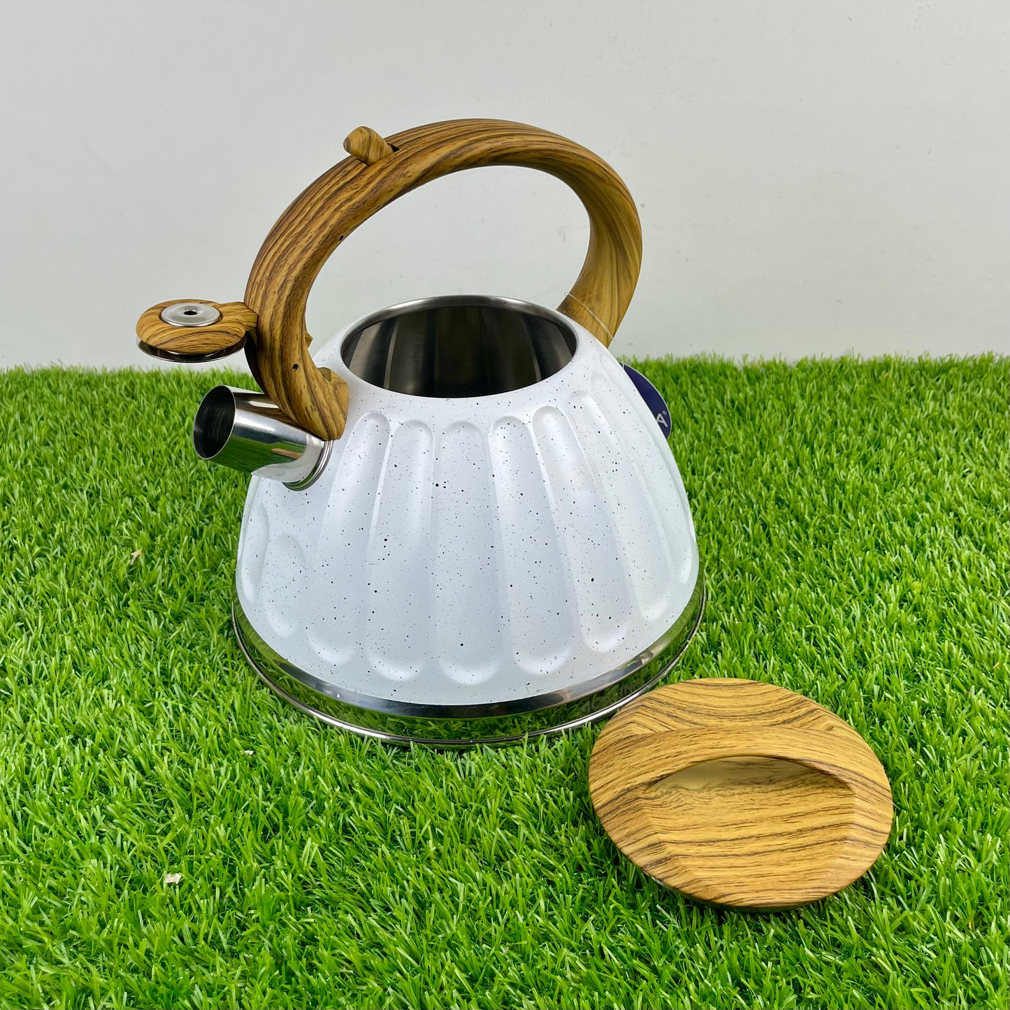 3.2L Stainless Steel Kettle with Unique Marble Coating Design