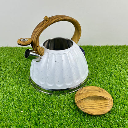 3.2L Stainless Steel Kettle with Unique Marble Coating Design