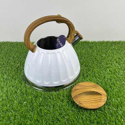 3.2L Stainless Steel Kettle with Unique Marble Coating Design