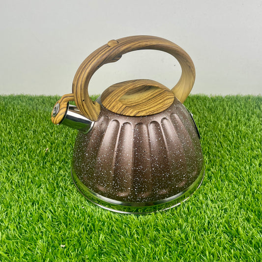 3.2L Stainless Steel Kettle with Unique Marble Coating Design