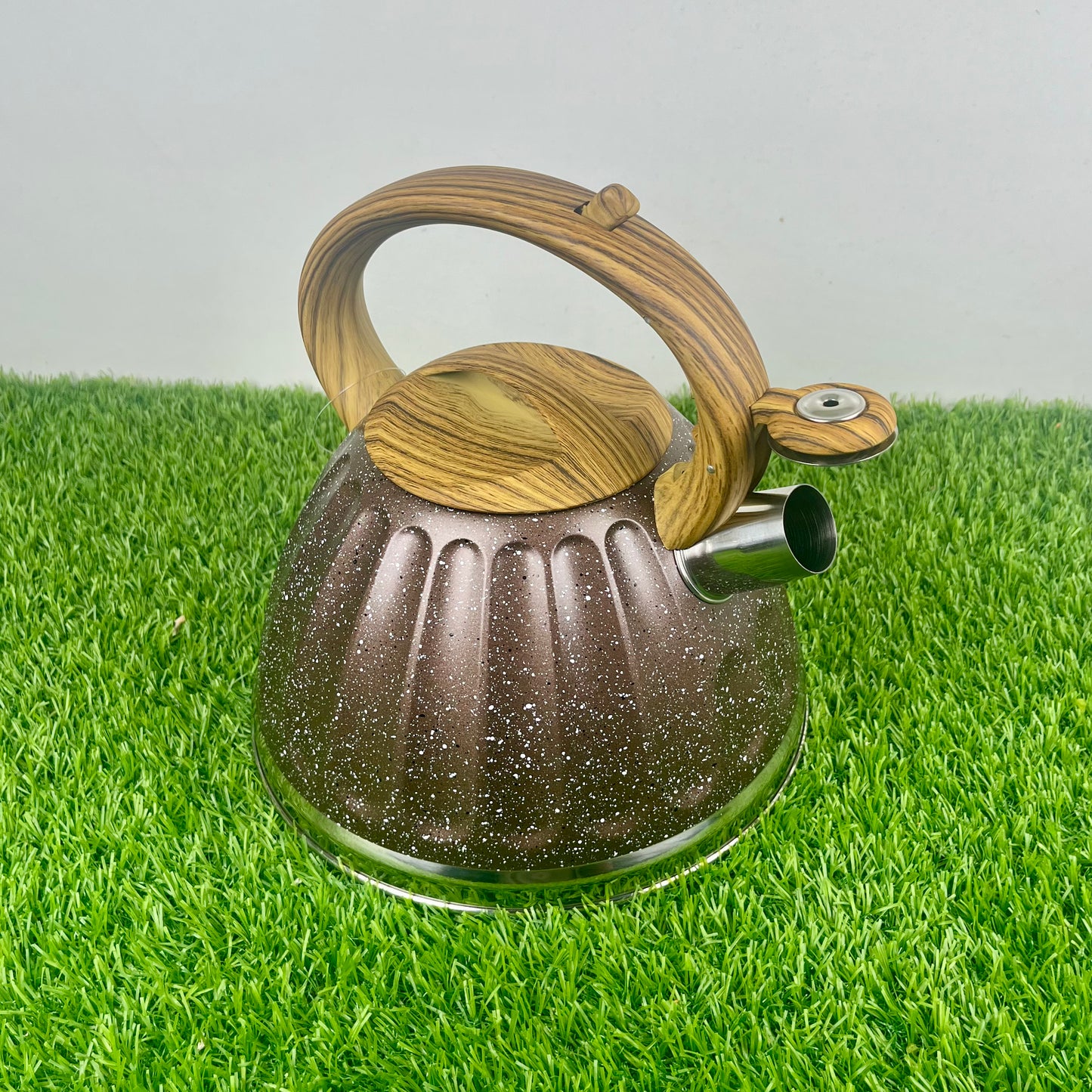 3.2L Stainless Steel Kettle with Unique Marble Coating Design