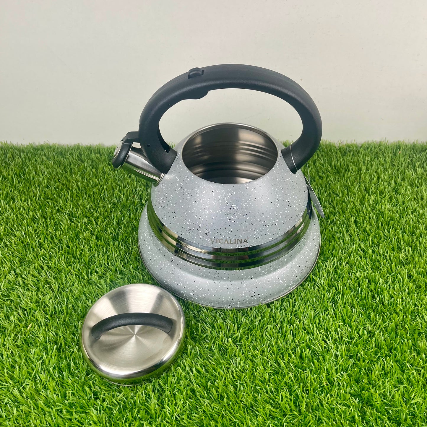 3.5L Stainless Steel Kettle with Unique Marble Coating Design