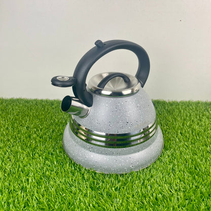 3.5L Stainless Steel Kettle with Unique Marble Coating Design