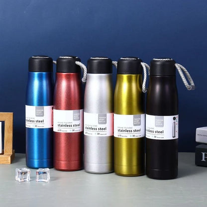 Water Bottles Outdoor Sports Thermos Bottle Travel Mugs Portable Thermos Flask Yoga Insulated Mugs