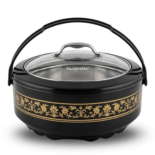 Majestic Havale 4L Large Hotpot – Premium Insulated Food Warmer |Keeps Food Hot & Fresh