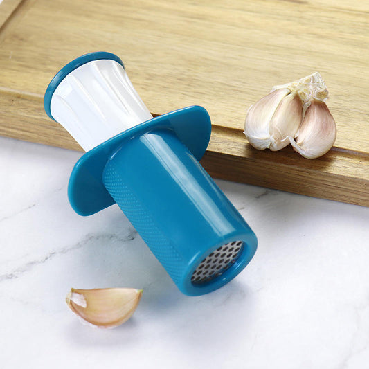 High Quality Plastic Manual Onion Garlic Presser Chopper Syringe Pressure Garlic Chopper