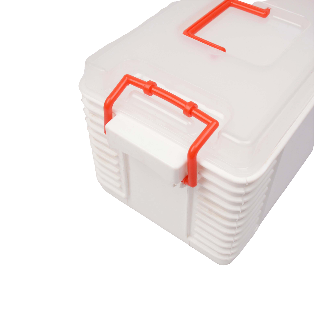 Medicine Storage Box - 1St Aid Box - Medical 1st Aid Storage Box - Plastic Body First Aid Box - Family Medicine Box/Family Emergency Kit Storage Box  (Small)