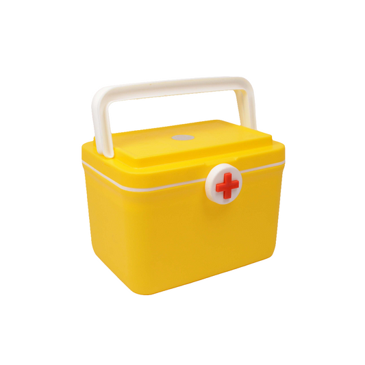 Medicine Storage Box - 1St Aid Box - Medical 1st Aid Storage Box - Plastic Body First Aid Box - Family Medicine Box/Family Emergency Kit Storage Box