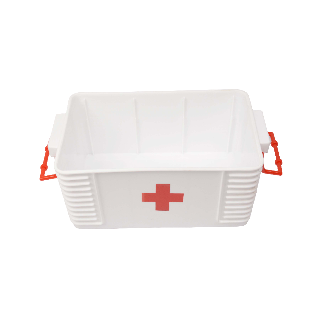 Medicine Storage Box - 1St Aid Box - Medical 1st Aid Storage Box - Plastic Body First Aid Box - Family Medicine Box/Family Emergency Kit Storage Box  (Small)