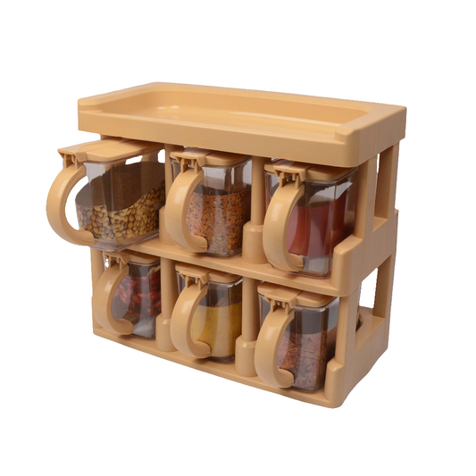 Spice Rack Masala Box 6 Pcs Set