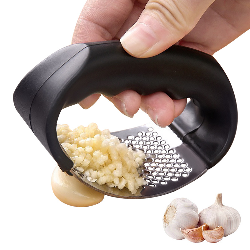 Hot Sale Full Range Hot Selling Kitchen Gadgets Ginger Mincer Garlic Crusher Handheld Stainless Steel Garlic Press Rocker