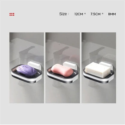Punch Free Wall Mounted Soap Dishes Soap Box Soap Rack