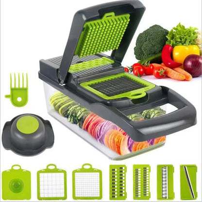Hot Selling Kitchen Tools Multi 16 in 1 Manual Mandoline Fruit Vegetable Cutter Onion Dicer Veggie Slicer Vegetable Chopper