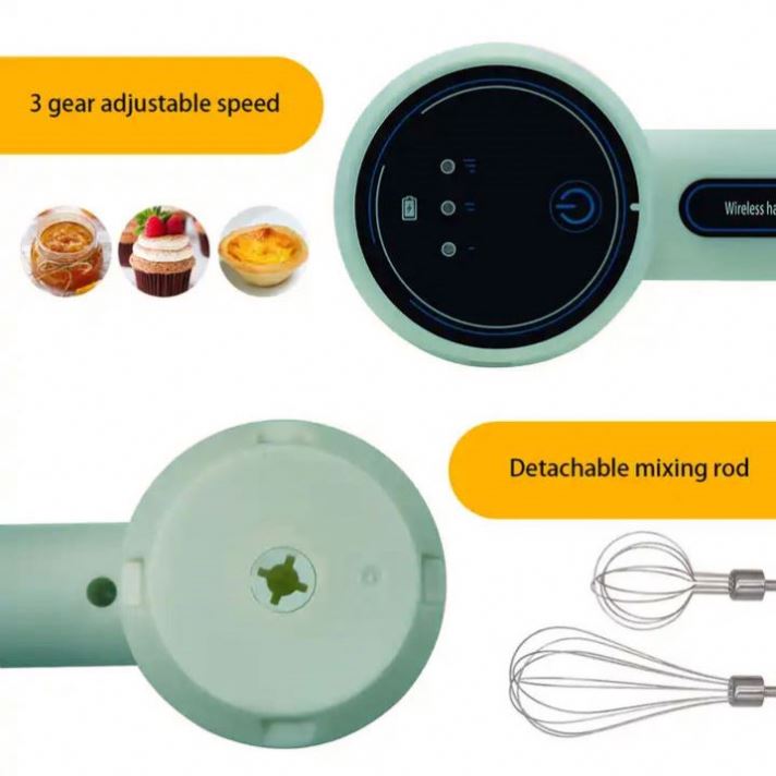 Smart Portable Electric Home Small Smart Kitchen Gadgets 2025 Kitchen Tools & Gadgets Egg Beater Whisk