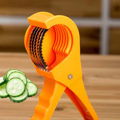 High Quality 2-in-1 Peeler Slicer Plastic Multi-use Banana Cucumber Carrot Cutter Fruit Vegetable Salad Shredder Cutters