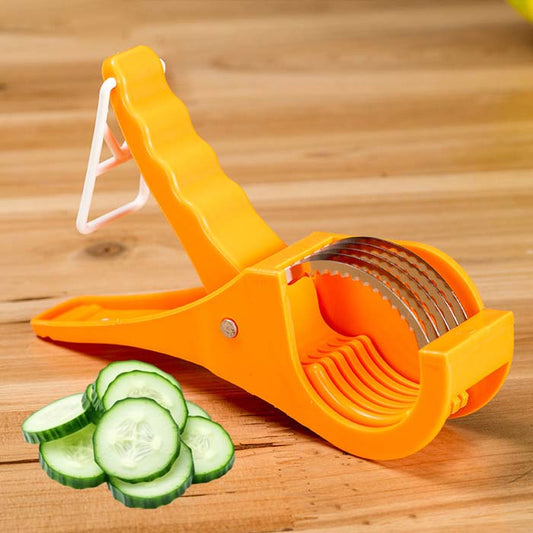 High Quality 2-in-1 Peeler Slicer Plastic Multi-use Banana Cucumber Carrot Cutter Fruit Vegetable Salad Shredder Cutters