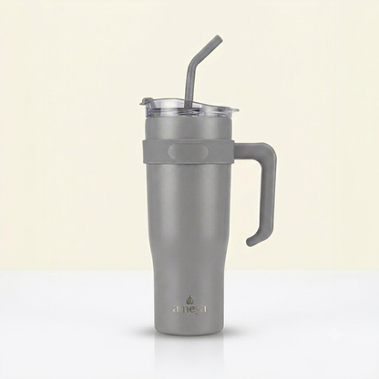 Ameya 40oz Double Wall Travel Tumbler - grey Theme