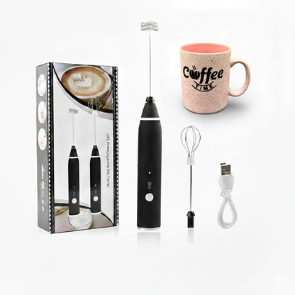 Coffee Mug + Coffee Beater Bundle